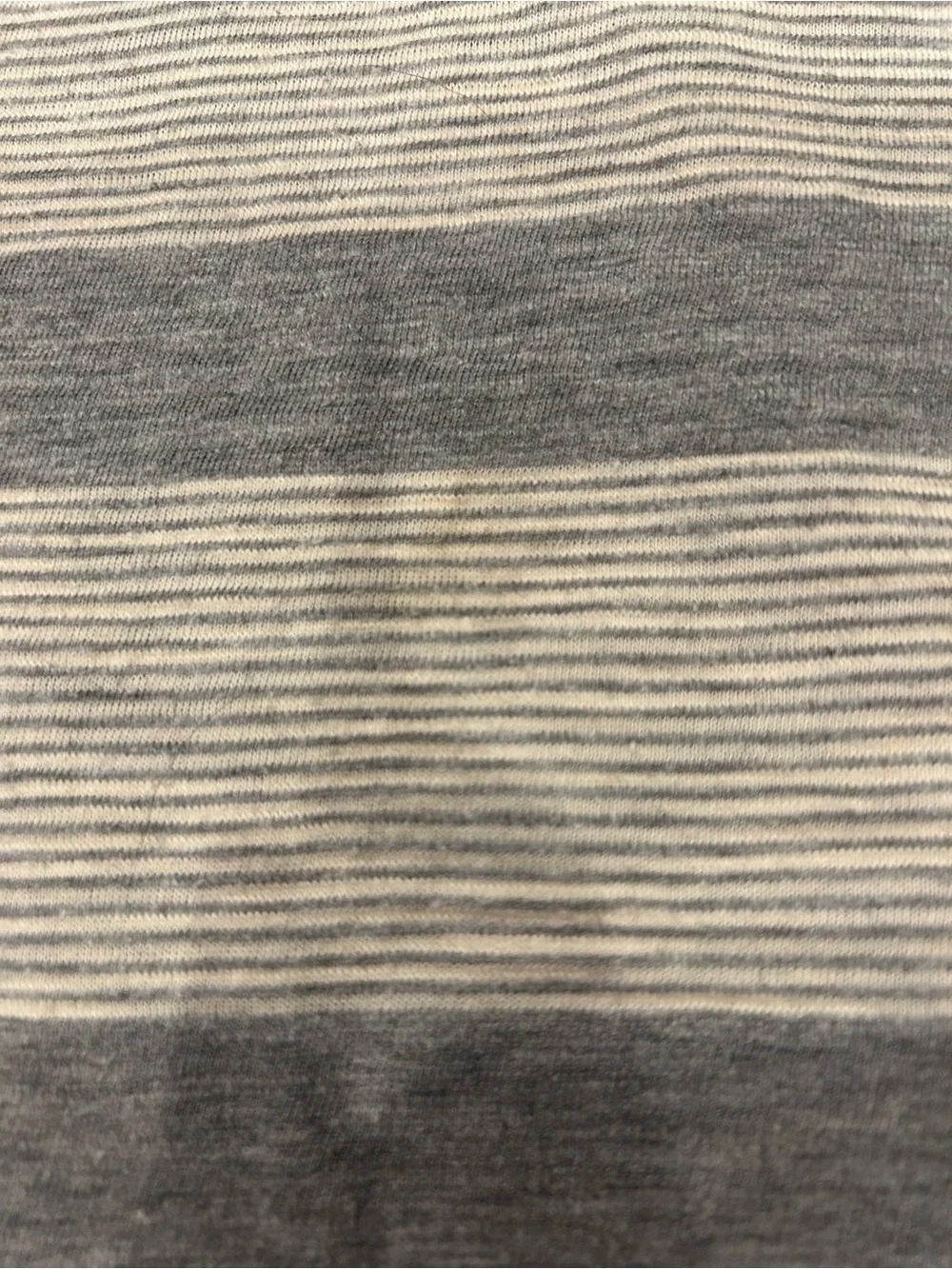 The North Face Men's XL Gray Striped Polo Shirt Short Sleeve Pocket Cotton Blend